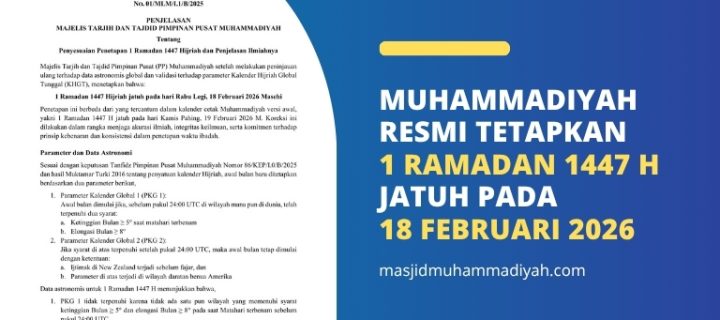 Kapan Ramadan & Lebaran 2026? Ini Jadwal dari PP Muhammadiyah