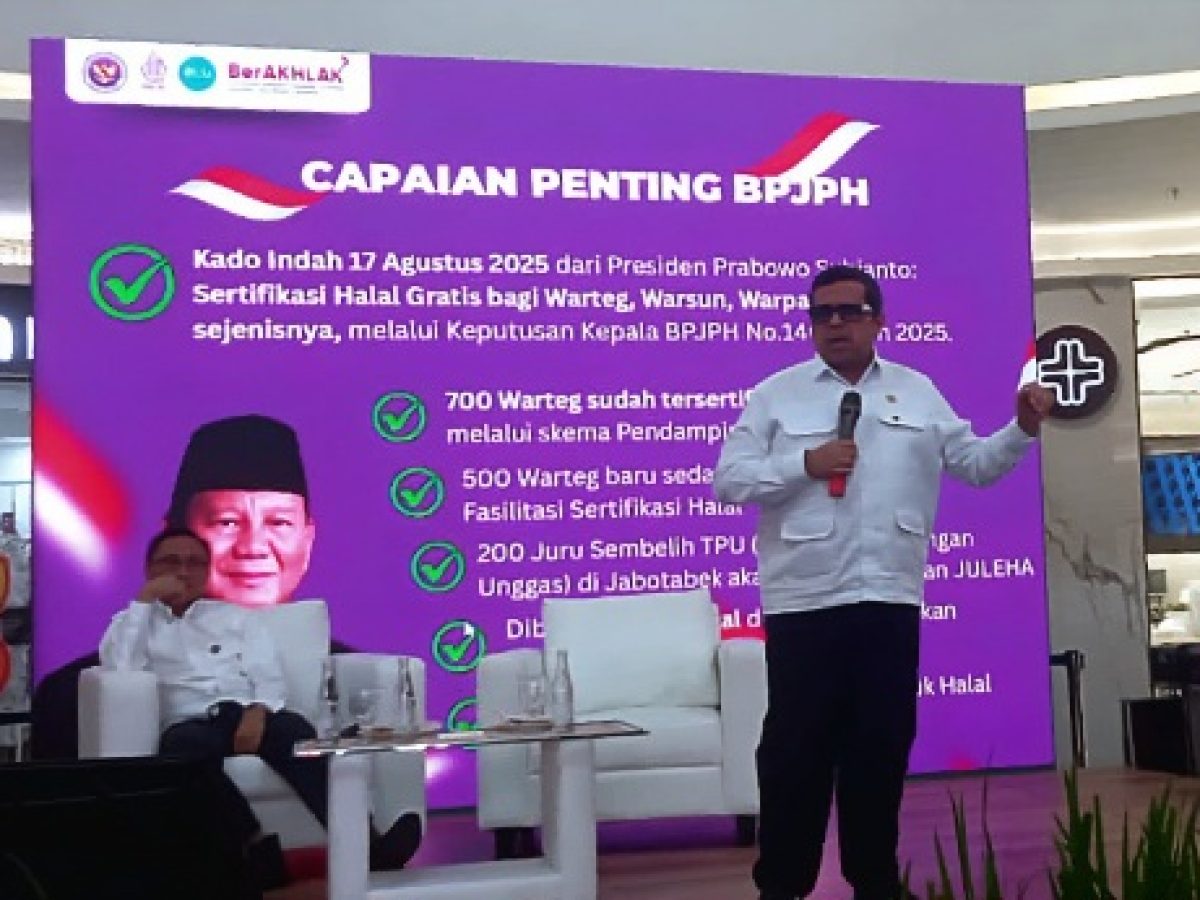 Kepala BPJPH : Sertifikasi Halal Berlaku Penuh Oktober 2026