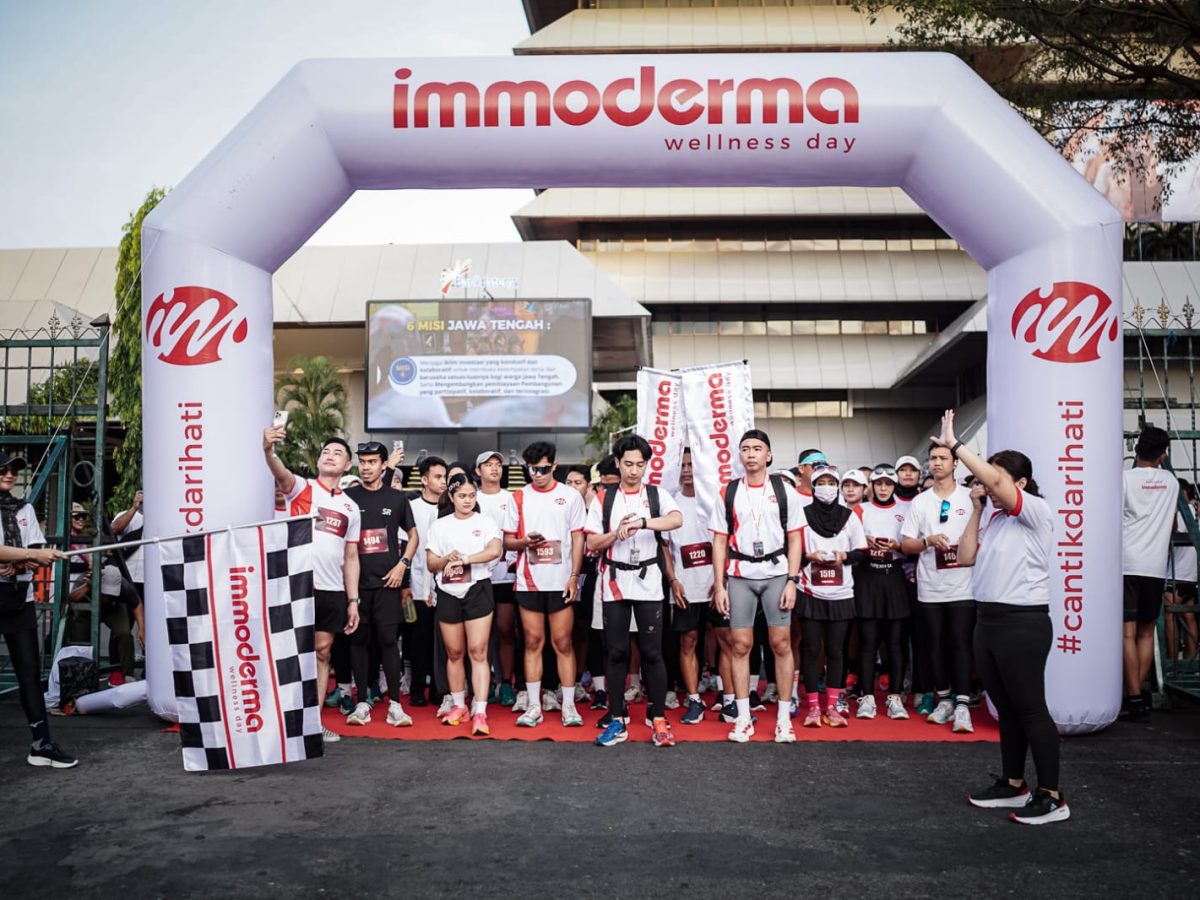 Immoderma Wellness Day Sukses Gaet 1.000 Peserta Fun Run 5K di 4 Kota Indonesia