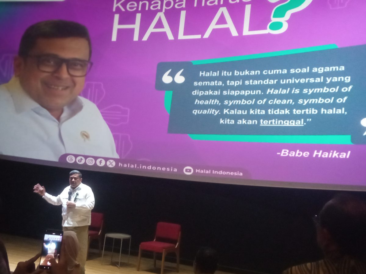 Kepala BPJPH, Haikal Hasan : Industri Halal Penggerak Utama Pertumbuhan Ekonomi Nasional
