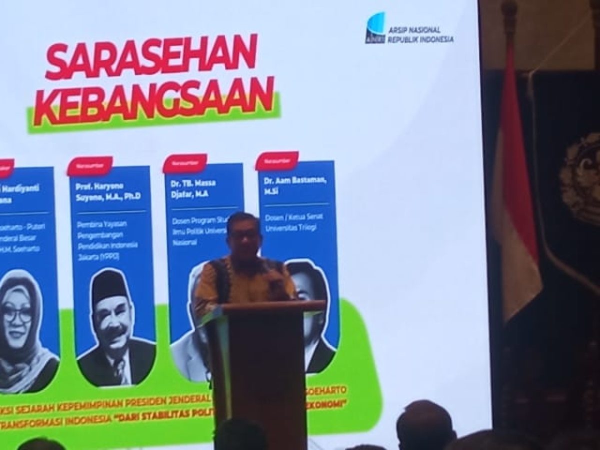 Sinergi ANRI dan Universitas Trilogi Gelar Sarasehan Sejarah Kepemimpinan Presiden Soeharto