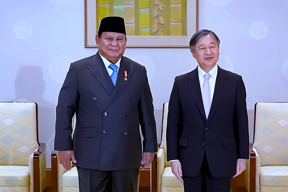 Pertemuan Hangat Prabowo dan Kaisar Naruhito Pererat Hubungan RI-Jepang