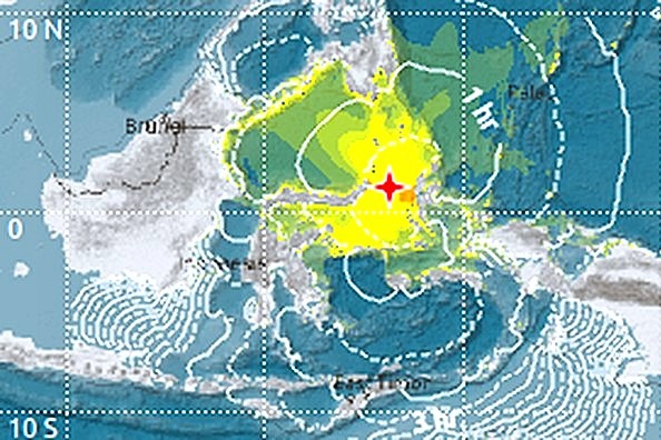 BMKG : Gempa M7,6 Guncang Ternate Berpotensi Tsunami , Status Siaga diberlakukan di Ternate, Halmahera, Tidore, dan Bitung.