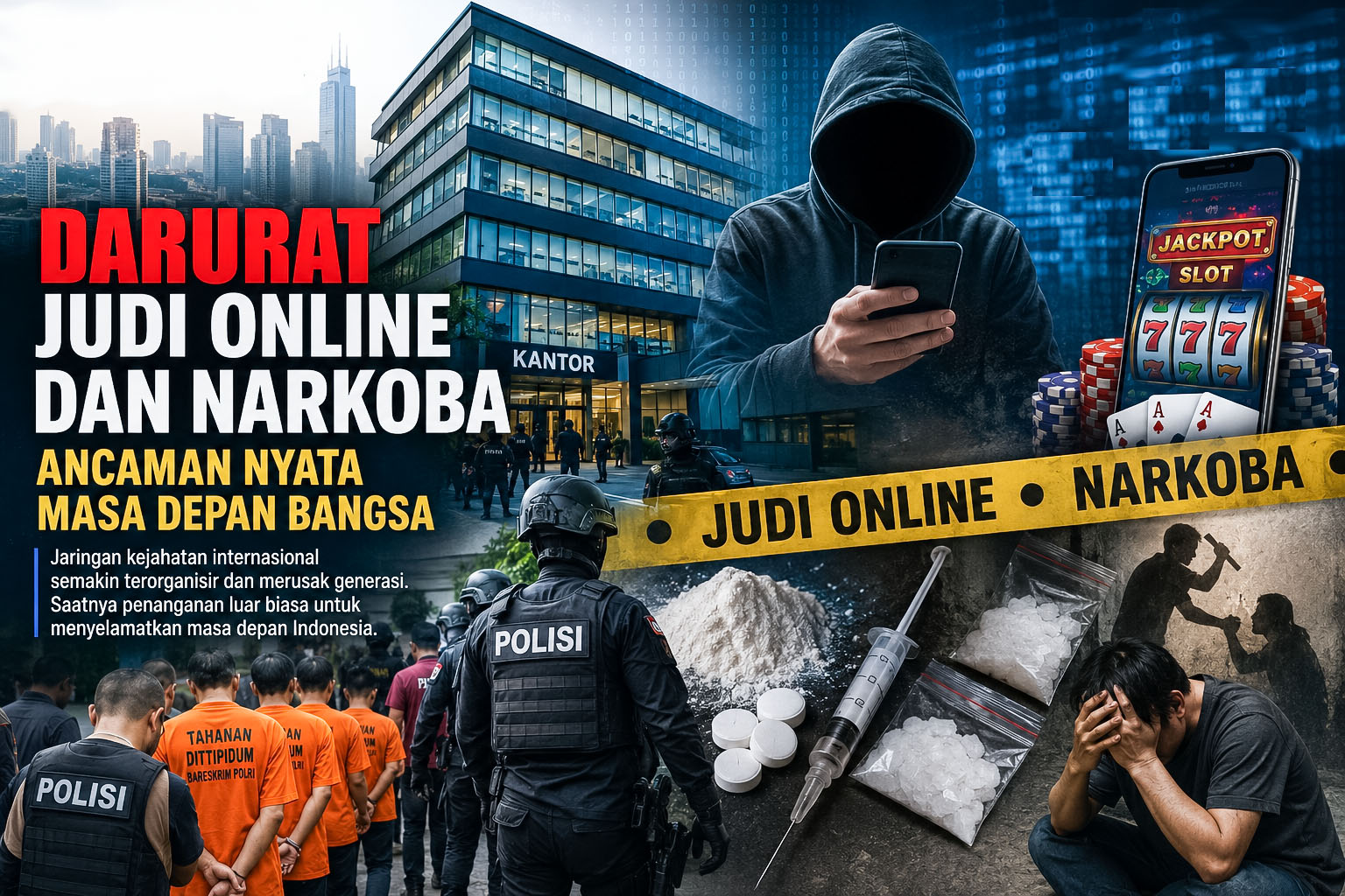 Darurat Judi Online dan Narkoba: Ancaman Nyata Masa Depan Bangsa