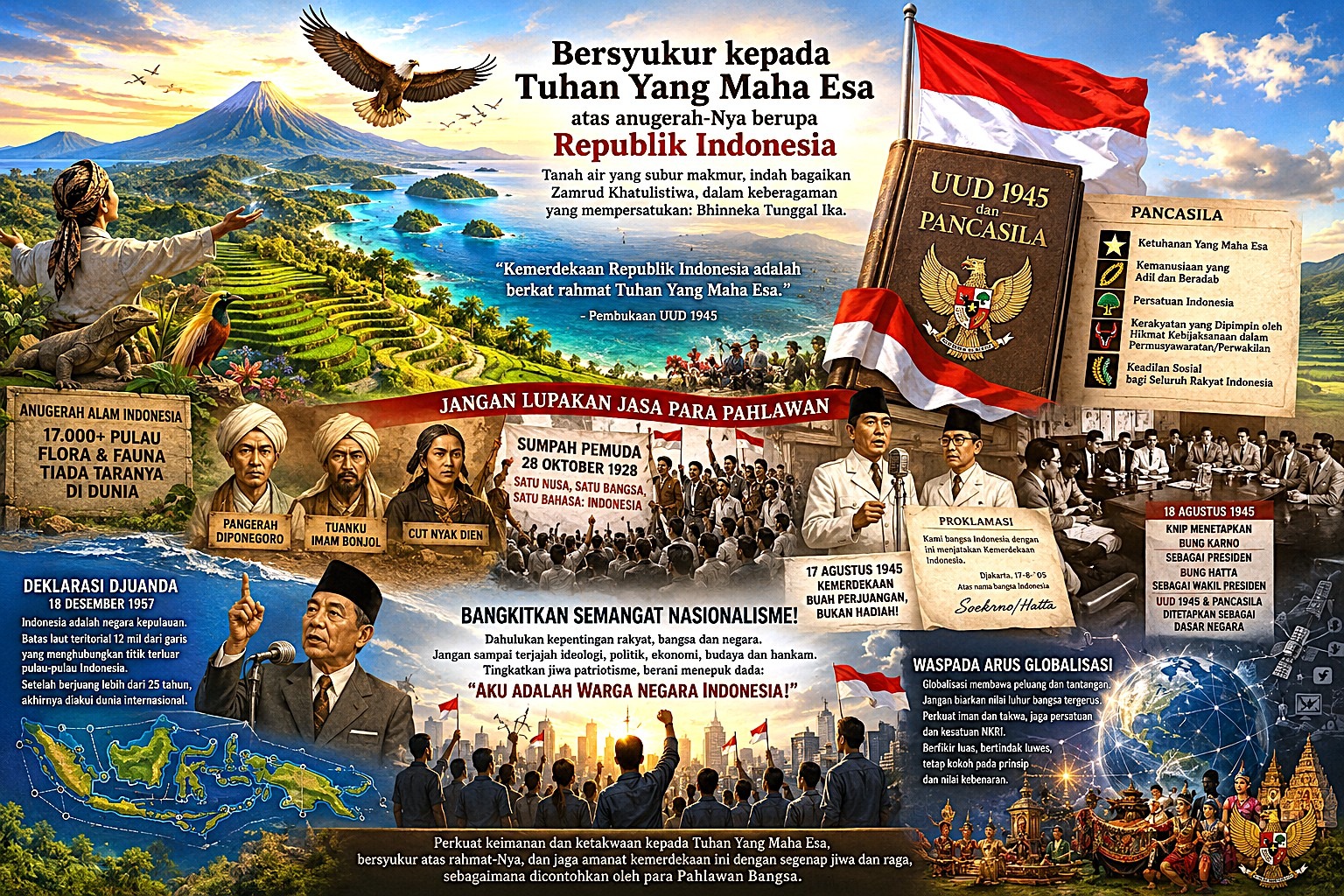Indonesia, Seserpih Surga yang Ditaruh di Bumi
