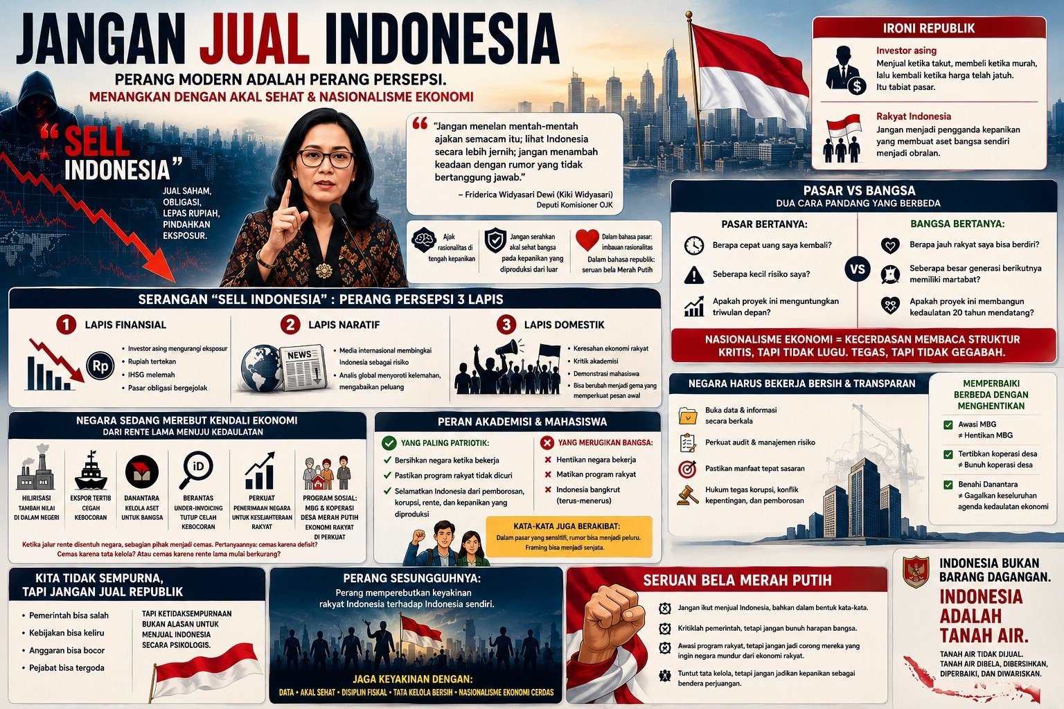Seruan Bela Merah Putih Srikandi Digital Ekonomi Kiki Widyasari atas Serangan Proxy War “Sell Indonesia”