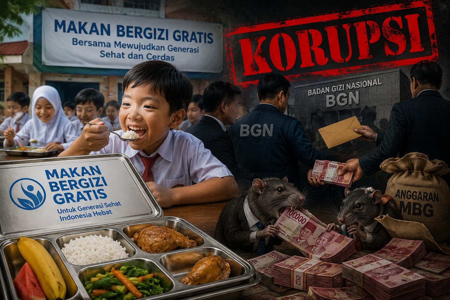Jangan Hentikan MBG, Hentikan Para Koruptornya!