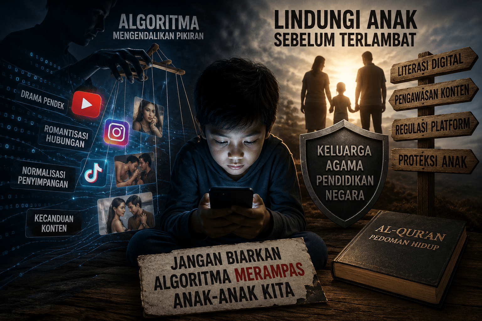 Sebelum Azab Datang: Jangan Biarkan Algoritma Merampas Anak-Anak Kita