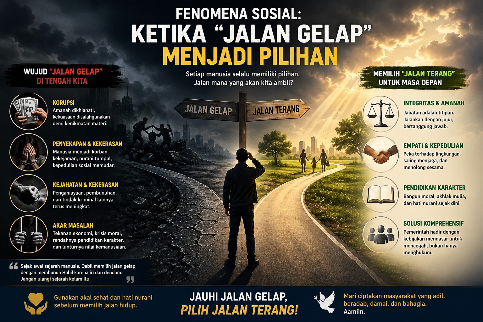 Fenomena Sosial: Ketika “Jalan Gelap” Menjadi Pilihan