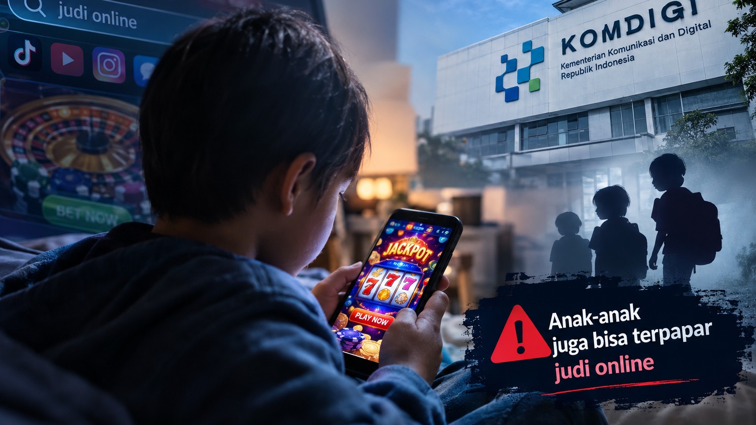 Judi Online Menjangkau Anak-Anak, Siapa yang Melindungi Mereka di Dunia Digital?