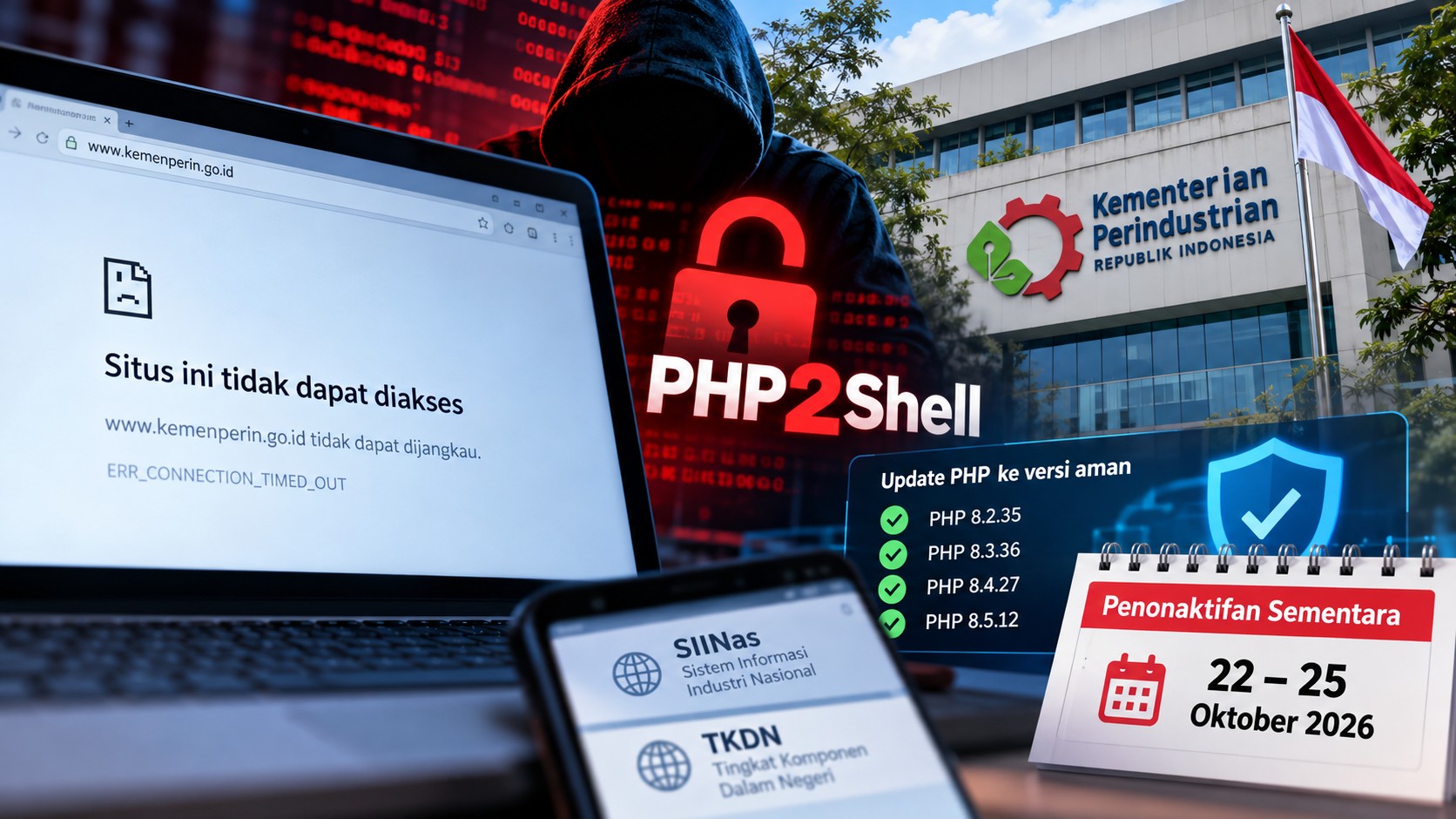 Situs Kemenperin Dimatikan Sementara, Ada Apa dengan PHP2Shell?