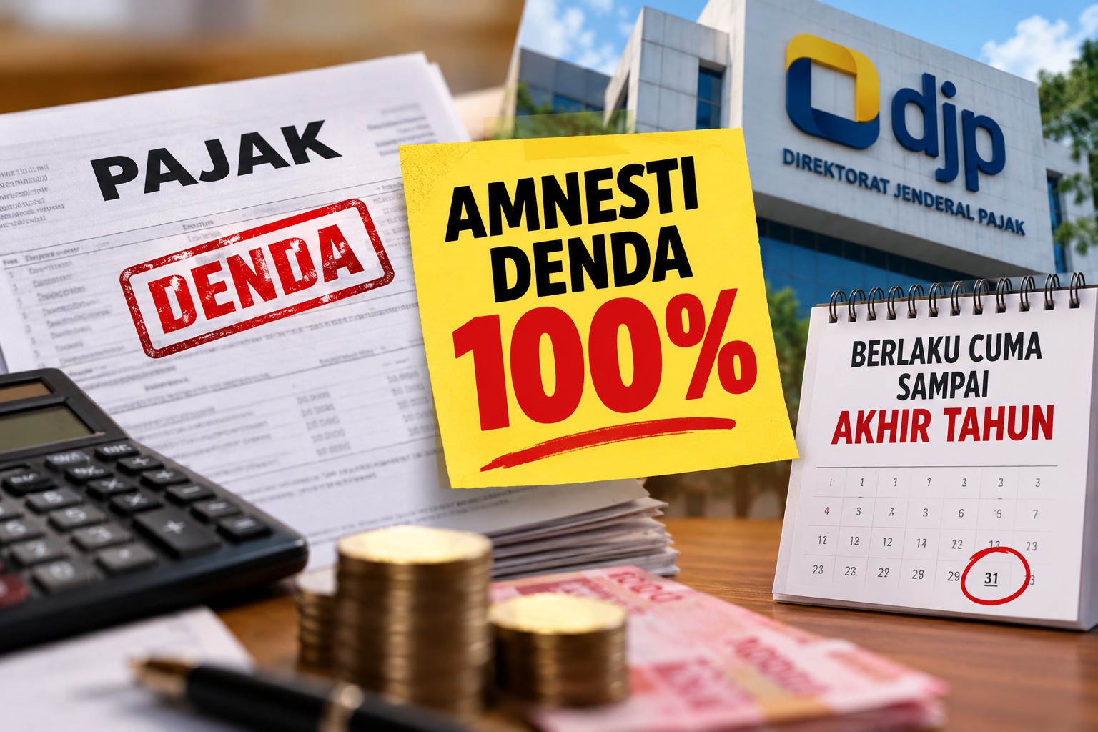 Punya Denda Pajak? DJP Kasih “Amnesti Denda” 100% — Berlaku Cuma Sampai Akhir Tahun