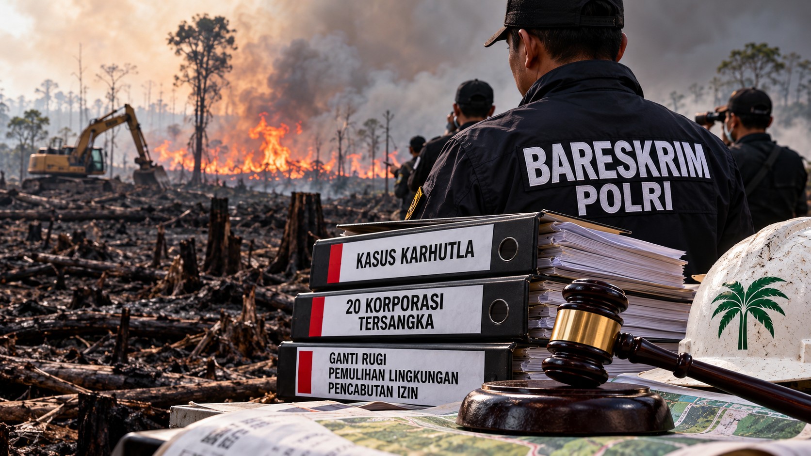 20 Korporasi Jadi Tersangka Karhutla, DPR: Jangan Cuma Dipidana, Bayar Ganti Rugi