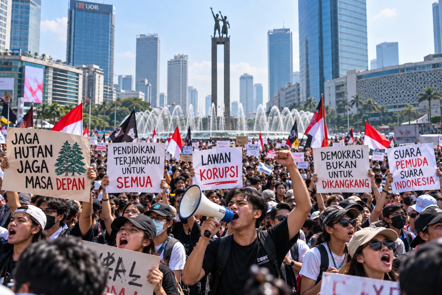 Hari Sumpah Pemuda 2026: Lima Tuntutan Mahasiswa Menyentuh Lingkungan, Pendidikan hingga Demokrasi